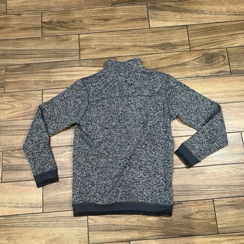 Quiksilver Waterman Collection Sweater Men Large 1/4 Zip Knit Pullover